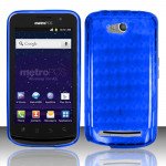 Wholesale TPU Gel Case for Coolpad Quattro 4G / 5860E (Blue)